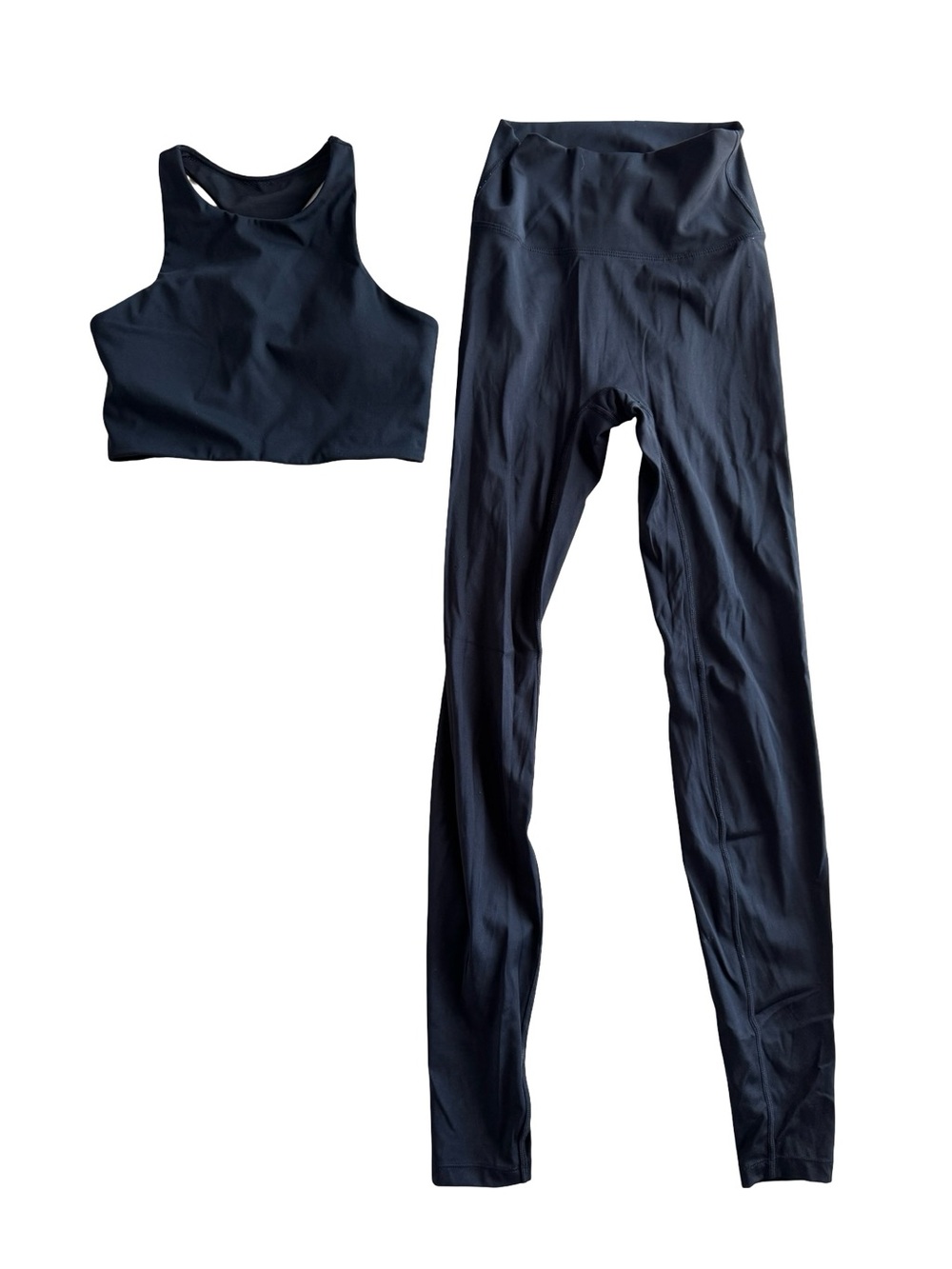 Adanola Black Activewear Two-Piece Set Size XS